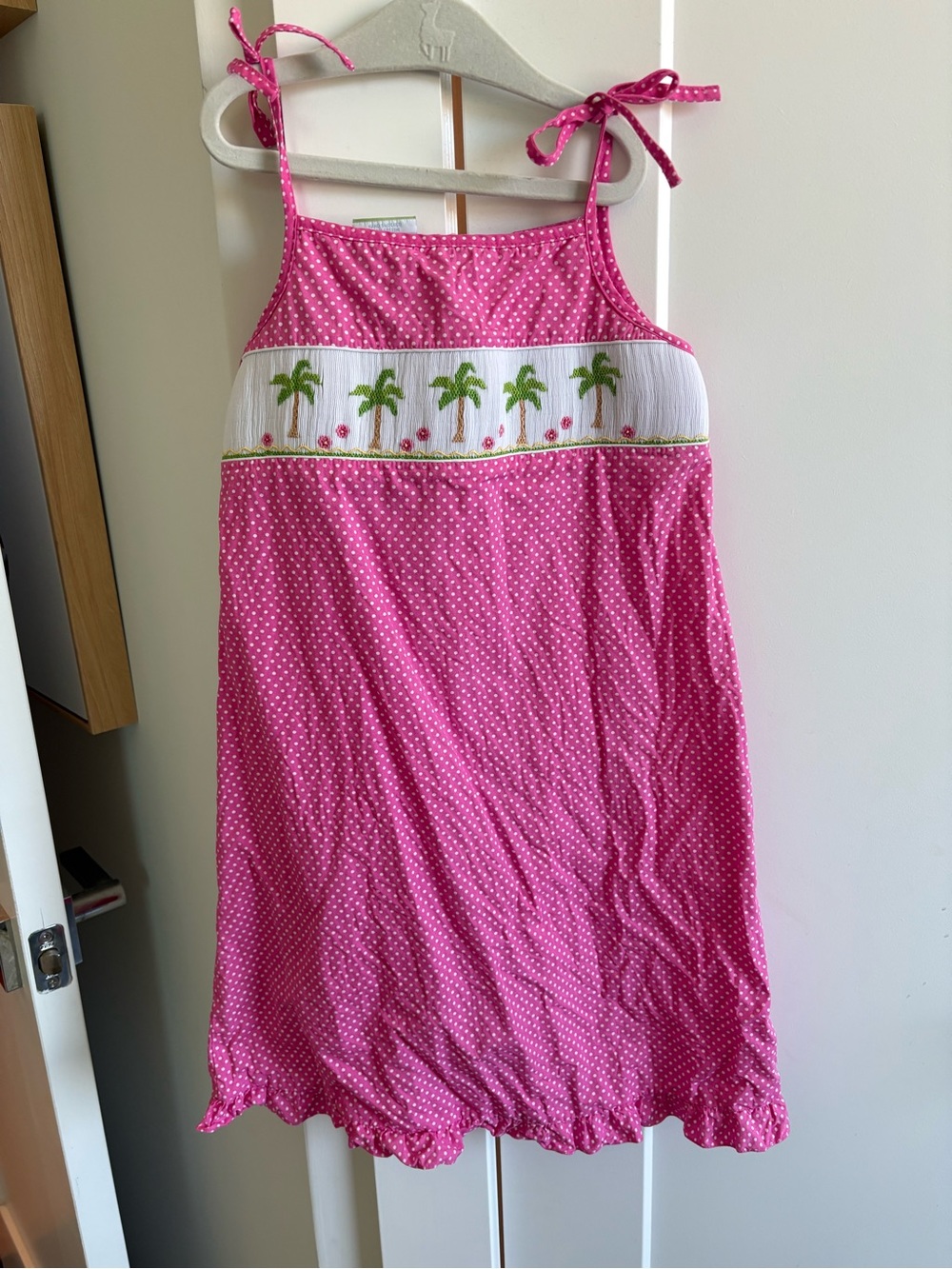 Palm Tree Smock Dress